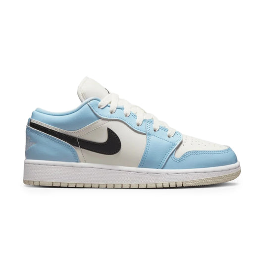 Jordan 1 Low Ice Blue Black GS