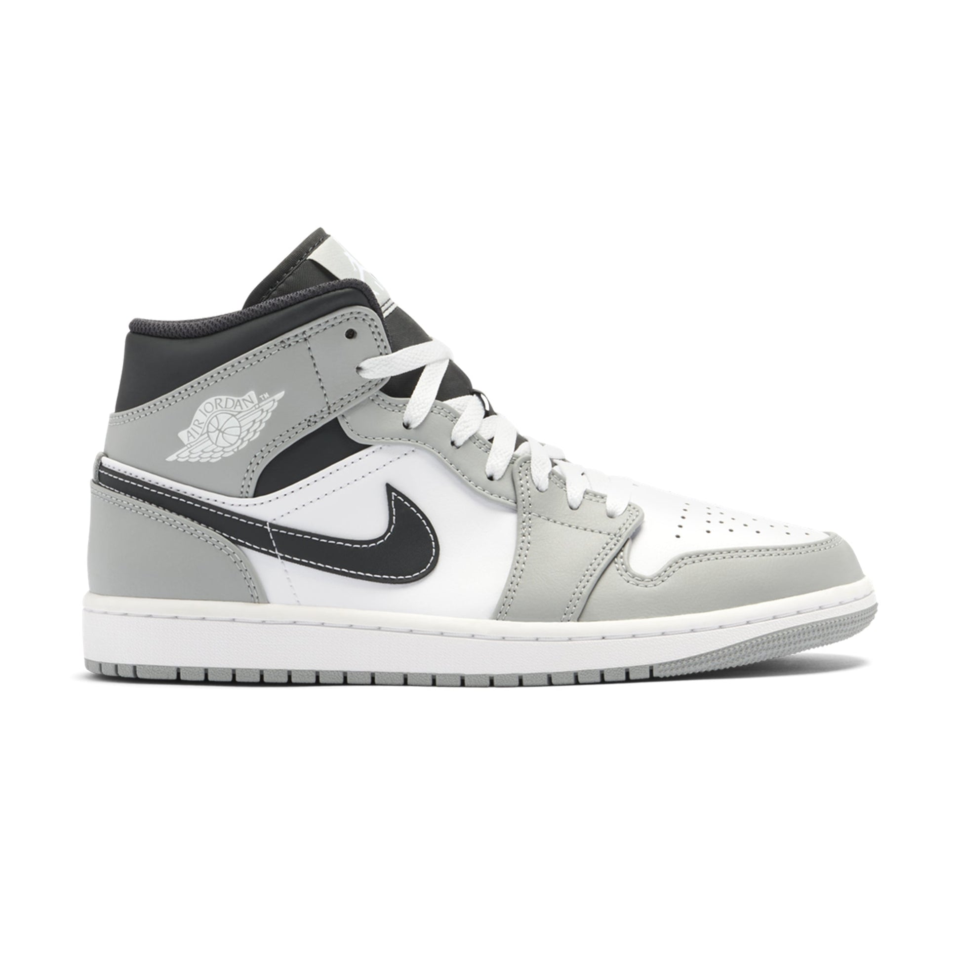 Jordan 1 Mid Anthracite Light Smoke Grey GS