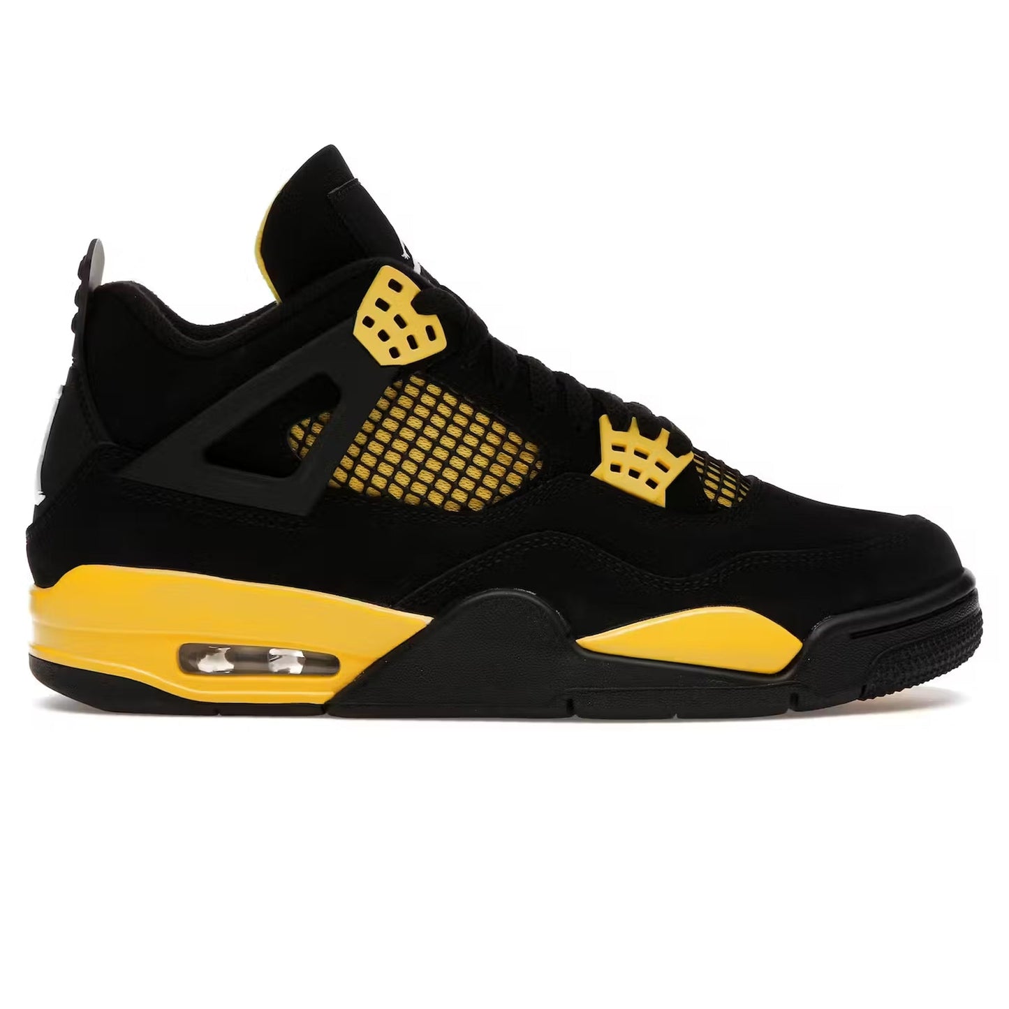 Jordan 4 Yellow Thunder Black